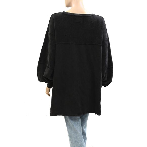 Free People We The Free Coastal Solid Crew Sweatshirt Top Pullover XS NEW 284870 - Picture 6 of 7